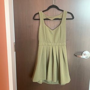 Back heart shaped dress